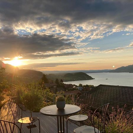 Moderne Unterkunft Mit Panoramablick Auf Thunersee Krattigen Dış mekan fotoğraf