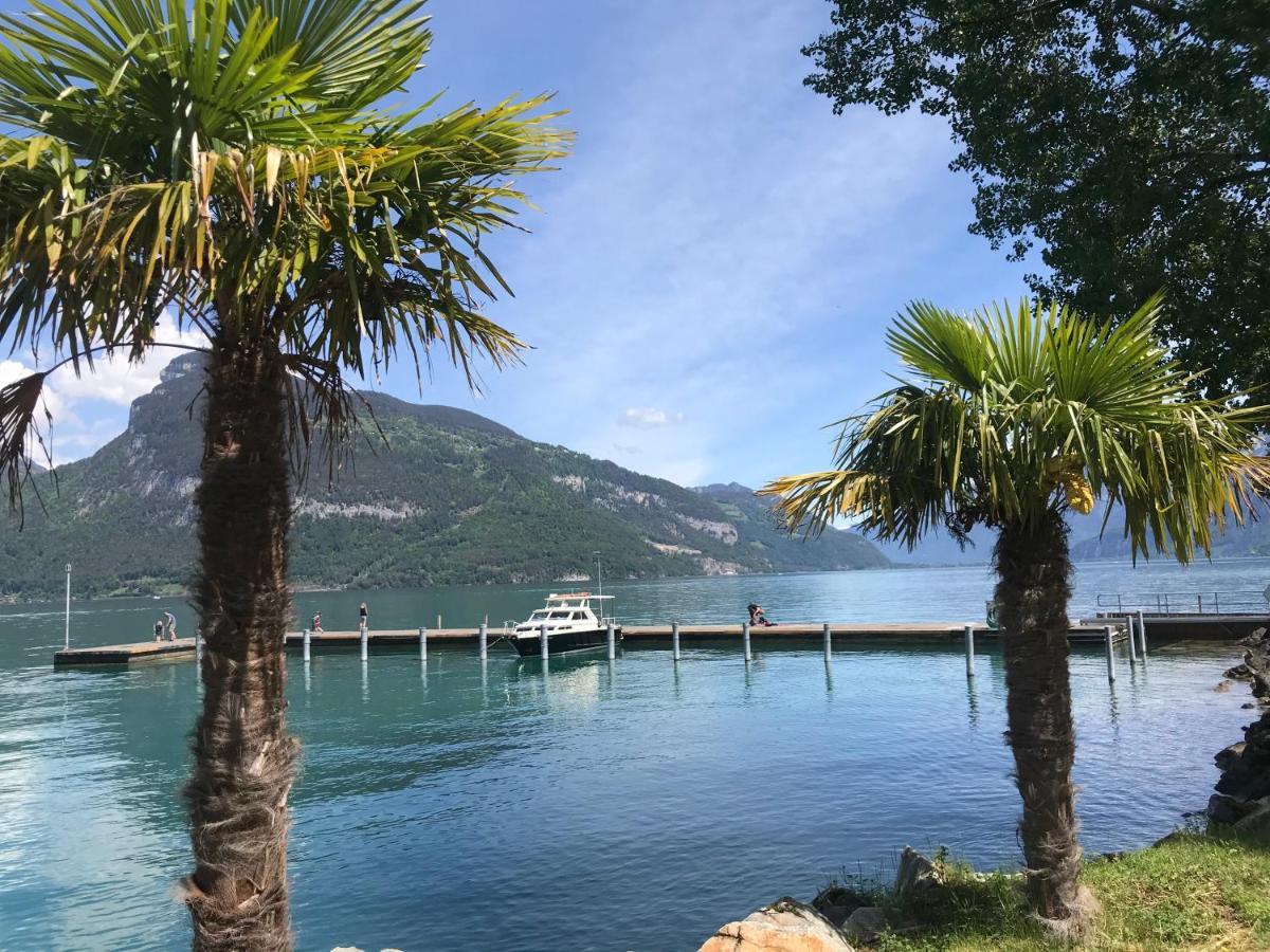Moderne Unterkunft Mit Panoramablick Auf Thunersee Krattigen Dış mekan fotoğraf