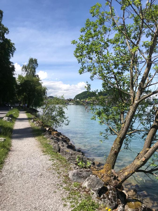 Moderne Unterkunft Mit Panoramablick Auf Thunersee Krattigen Dış mekan fotoğraf